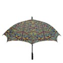 Multicolor Abstract Golf Umbrellas View3