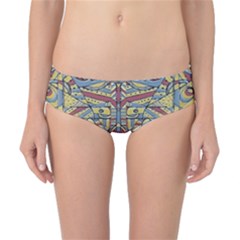 Multicolor Abstract Classic Bikini Bottoms by dflcprintsclothing