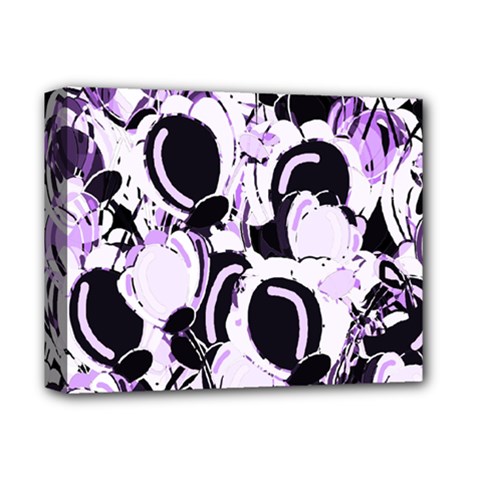 Purple Abstract Garden Deluxe Canvas 14  X 11  by Valentinaart
