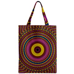 Ornament Mandala Zipper Classic Tote Bag by designworld65