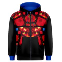 Geometrical Free Will Men s Zipper Hoodie