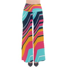 Bent Waves                                                                                       Women s Chic Palazzo Pants by LalyLauraFLM