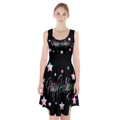 Happy Holidays 5 Racerback Midi Dress