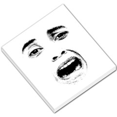 Scared Woman Expression Small Memo Pads by dflcprints