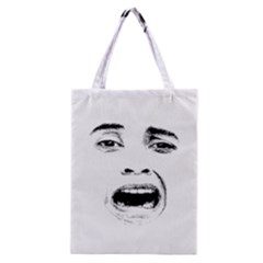 Scared Woman Expression Classic Tote Bag by dflcprints