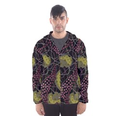 Abstract garden Hooded Wind Breaker (Men)