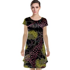 Abstract garden Cap Sleeve Nightdress