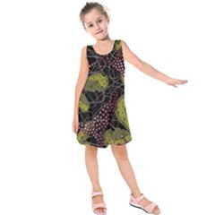 Abstract garden Kids  Sleeveless Dress