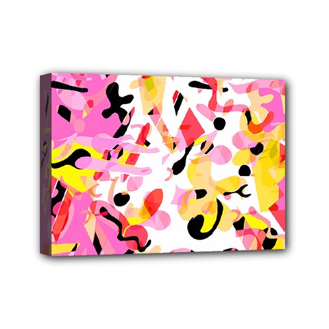 Pink Pother Mini Canvas 7  X 5  by Valentinaart