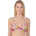 Pink pother Reversible Tri Bikini Top View1