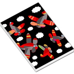 Playful Airplanes  Large Memo Pads by Valentinaart
