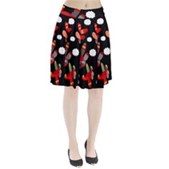 Playful airplanes  Pleated Skirt