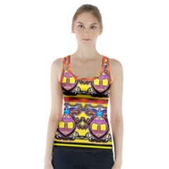 Spirit  Bulgarian Bee Racer Back Sports Top by MRTACPANS