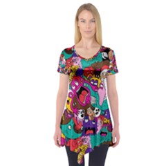 Face Short Sleeve Tunic 