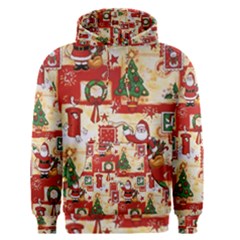 Santa Clause Mail Bird Snow Men s Pullover Hoodie