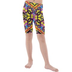 Spirit Time5588 52 Pngyg Kids  Mid Length Swim Shorts by MRTACPANS