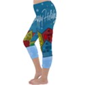 Xmas landscape Capri Winter Leggings  View2