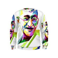 Ghandi Kids  Sweatshirt by bhazkaragriz