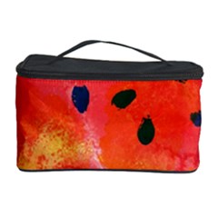 Abstract Watermelon Cosmetic Storage Case by DanaeStudio