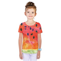 Abstract Watermelon Kids  One Piece Tee