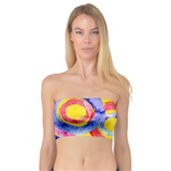Blue And Pink Dream Bandeau Top by DanaeStudio