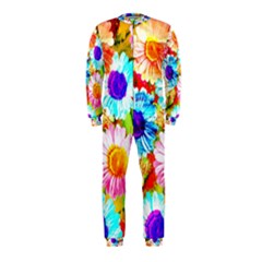 Colorful Daisy Garden Onepiece Jumpsuit (kids) by DanaeStudio