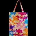 Colorful Pansies Field Zipper Classic Tote Bag View2