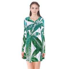 Pachira Leaves  Flare Dress by DanaeStudio