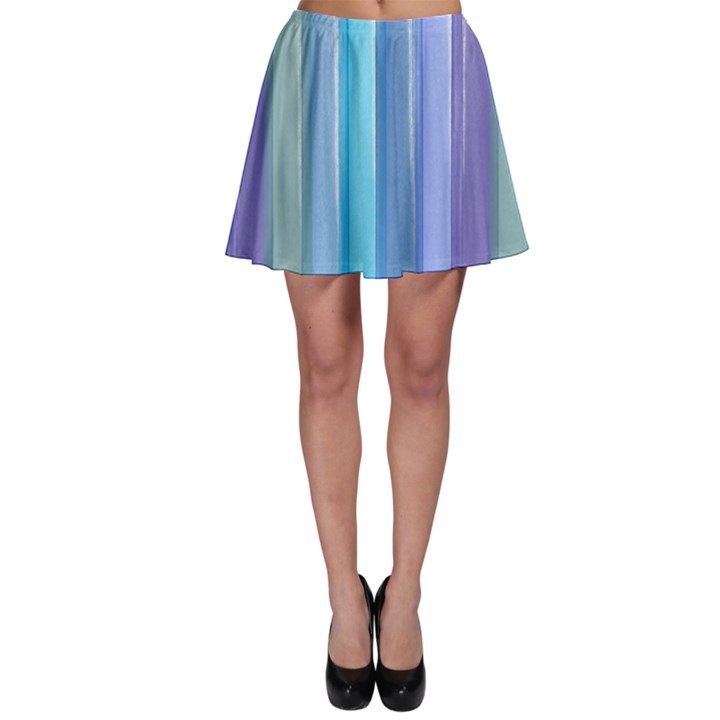 Provence Fields Lavender Pattern Skater Skirt