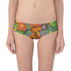 Decorative Flowers Classic Bikini Bottoms by Valentinaart