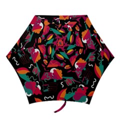 Colorful Abstract Art  Mini Folding Umbrellas by Valentinaart