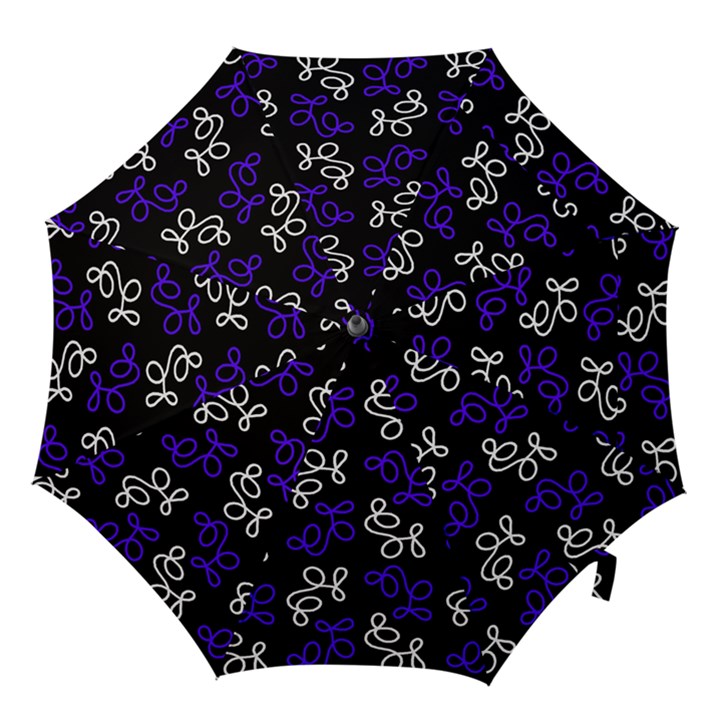 Elegance - blue Hook Handle Umbrellas (Small)