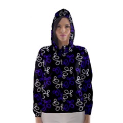 Elegance - Blue Hooded Wind Breaker (women)