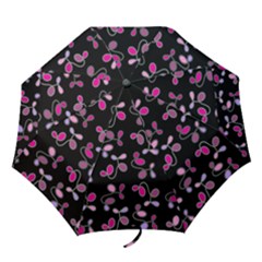 Magenta Garden Folding Umbrellas by Valentinaart