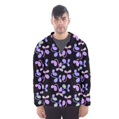 Purple Garden Hooded Wind Breaker (men) by Valentinaart