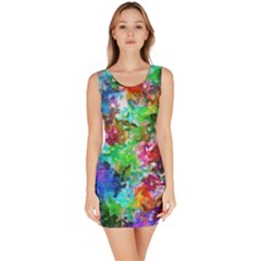 Colorful Strokes                                                                                                                Bodycon Dress by LalyLauraFLM