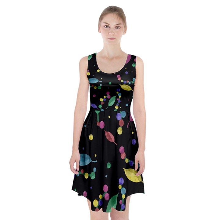 Space garden Racerback Midi Dress