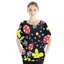 Flowers and ladybugs Blouse View1