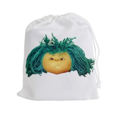 Angry Girl Doll Drawstring Pouches (xxl) by dflcprints