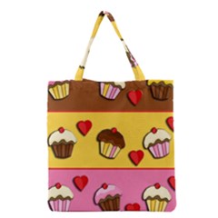 Love Cupcakes Grocery Tote Bag by Valentinaart