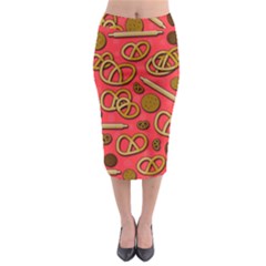 Bakery Midi Pencil Skirt by Valentinaart