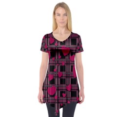 Harts Pattern Short Sleeve Tunic  by Valentinaart