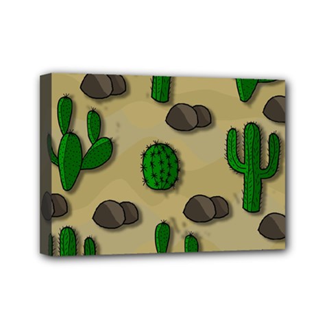 Cactuses Mini Canvas 7  X 5  by Valentinaart