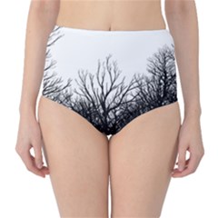 Forest High-waist Bikini Bottoms by Brittlevirginclothing