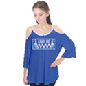 LEAD ME dancer Flutter Sleeve Cotton Tee  View1