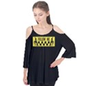 FOLLOW ME DANCER Flutter Sleeve Cotton Tee  View1