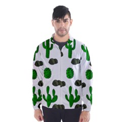 Cactuses 3 Wind Breaker (men) by Valentinaart