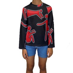 People Kids  Long Sleeve Swimwear