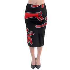 People Midi Pencil Skirt