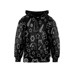 Simple Xmas Pattern Kids  Zipper Hoodie by Valentinaart